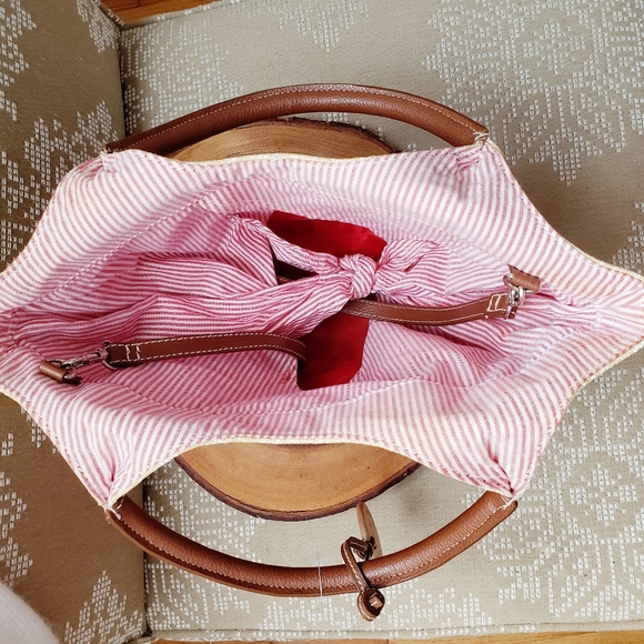 TOMMY HILFIGER | STRAW CROSSBODY CONVERTIBLE BAG - Picture 11 of 11